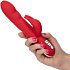 Мягкий вибратор-кролик с нагревом Signature Heated Ultra-Soft Rabbit красный фото 4