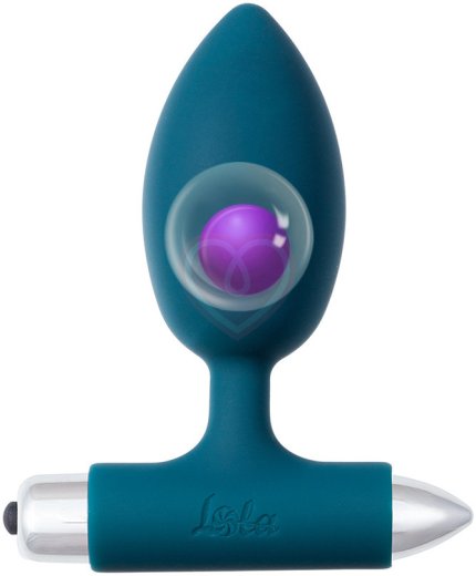 Анальная вибропробка со смещенным центром тяжести Spice it up New Edition Perfection зеленая фото 2