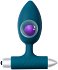 Анальная вибропробка со смещенным центром тяжести Spice it up New Edition Perfection зеленая фото 2