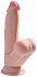 Фаллоимитатор с увеличенной мошонкой King Cock Plus 7 Triple Density 21,5 см фото 1