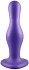 Изогнутый фаллоимитатор Strap-On-Me Dildo Plug Curvy размер S 12,5 см фиолетовый фото 3