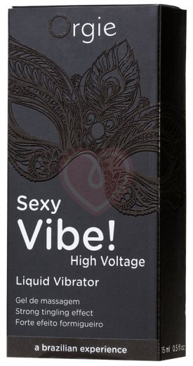 Гель с усиленным эффектом вибрации Orgie Sexy Vibe High Voltage 15 мл фото 3