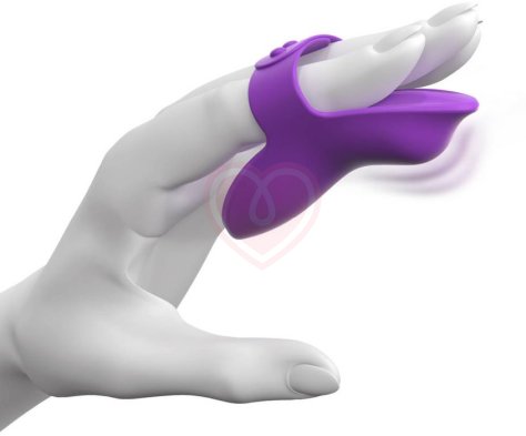 Вибратор на пальцы с пульсацией Her Finger Vibe фиолетовый фото 6