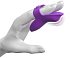 Вибратор на пальцы с пульсацией Her Finger Vibe фиолетовый фото 6