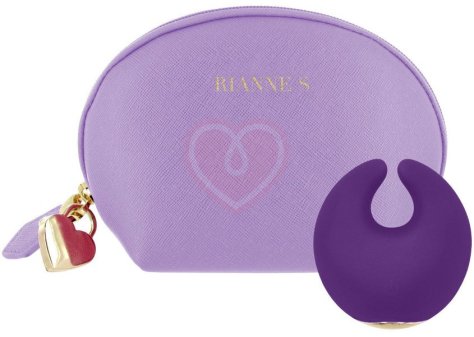 Минивибратор полумесяц с кометичкой Rianne S Moon Vibe фиолетовый фото 2