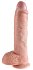 Фаллоимитатор на присоске с мошонкой King Cock with Balls 25 см телесный фото 1