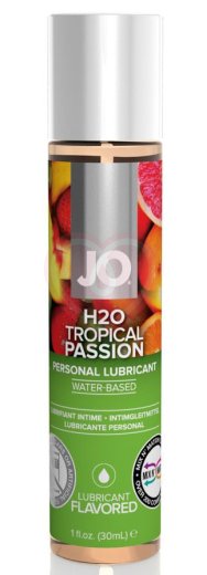 Съедобный лубрикант System JO H2O Flavored Tropical Passion с ароматом Тропические фрукты 30 мл фото 1