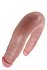 Двухсторонний фаллоимитатор King Cock U-Shaped Double малый телесный фото 3