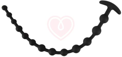 Анальные бусы Black Velvets Anal Beads чёрные фото 3