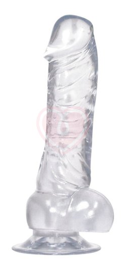 Прозрачный фаллоимитатор на присоске Crystal Clear Dong прозрачный фото 1