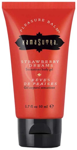 Стимулирующий гель KamaSutra Pleasure Balm Sensations Strawberry Dreams Клубника 50 мл фото 1