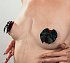 Пэстисы Burlesque Blaze круги с бантиками чёрные с красным фото 3
