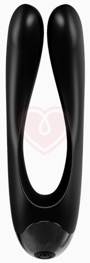 Мини-вибратор с двумя кончиками Satisfyer Candy Cane чёрный фото 4
