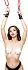 Мягкий подвес для рук с белой строчкой Pecado BDSM черный фото 8