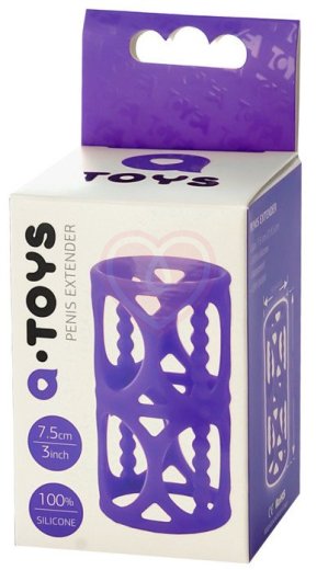 Стимулирующая насадка ToyFa A-Toys фиолетовая фото 6