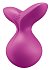 Мини-вибратор с круглым кончиком Satisfyer Viva la Vulva 3 пурпурный фото 2