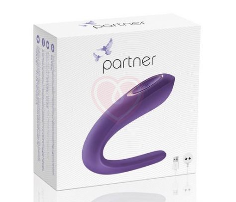 Вибромассажёр для пар Partner фиолетовый фото 3