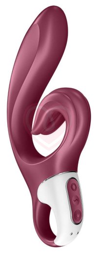 Вибратор с клиторальным стимулятором Satisfyer Love Me бордовый фото 1