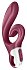 Вибратор с клиторальным стимулятором Satisfyer Love Me бордовый фото 1