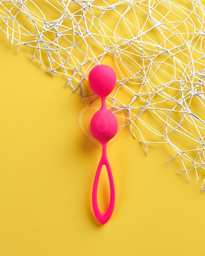 Вагинальные шарики ToyFa A-Toys розовые фото 3