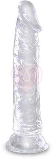 Гелевый фаллоимитатор King Cock Clear 20 см прозрачный фото 1