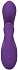 Вибратор с клиторальным кончиком Stella Liquid Silicone Dual Pleaser фиолетовый фото 2