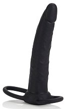 Страпон-насадка на пенис для двойного проникновения Love Rider Dual Penetrator чёрный