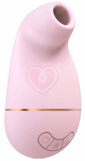 Бесконтактный клиторальный стимулятор Irresistible Kissable розовый фото 1