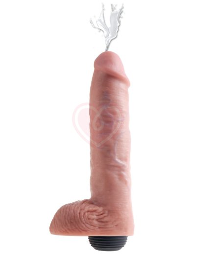 Фаллоимитатор с эффектом семяизвержения Squirting Cock 23 см фото 1