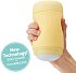 Мягкий мастурбатор Tenga Puffy Custard Yellow фото 4