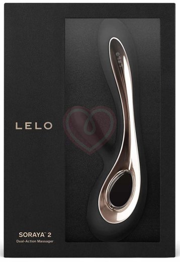 Вибратор с клиторальным стимулятором Lelo Soraya 2 чёрный фото 2