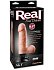 Вибратор с мошонкой на присоске Real Feel Deluxe №1 телесный фото 4