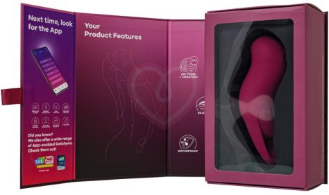 Вакуумый вибростимулятор клитора Satisfyer Pocket Pro 1 бордовый фото 6