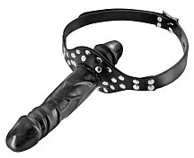 Кляп Fetish Tentation с двойным фаллоимитатором