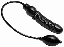 Расширяющийся фаллоимитатор Master Series Primal Inflatable Dildo чёрный