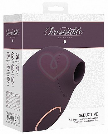 Бесконтактный клиторальный стимулятор Irresistible Seductive фиолетовый фото 5