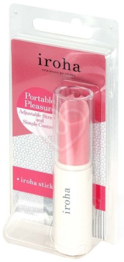 Минивибратор в виде помады Tenga Iroha Stick персиковый фото 2
