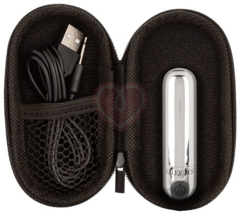 Вибропуля Rechargeable Hideaway Bullet с чехлом для хранения фото 5