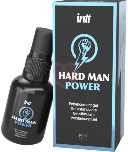 Возбуждающий мужской гель Intt Hard Man Power 15 мл фото 4
