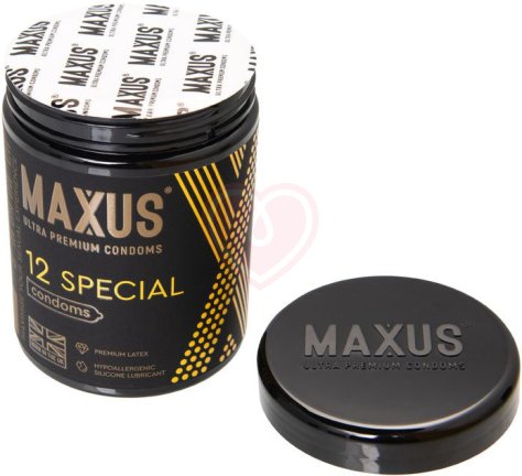 Набор точечно-ребристых презервативов Maxus Special X-Edition 12 шт с кейсом фото 6