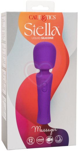 Вибромассажёр Stella Liquid Silicone Massager фиолетовый фото 5