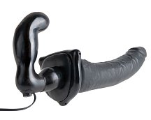 Страпон с вибрацией Deluxe Vibrating Penetrix Strap-On