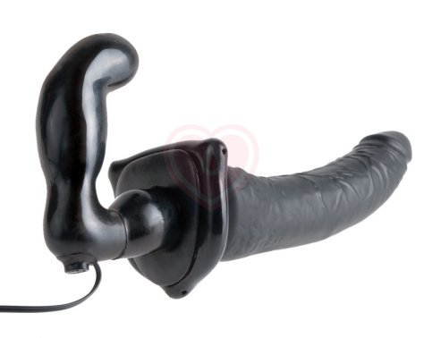 Страпон с вибрацией Deluxe Vibrating Penetrix Strap-On фото 1