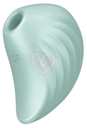 Вакуумный вибростимулятор Satisfyer Pearl Diver мятный фото 1
