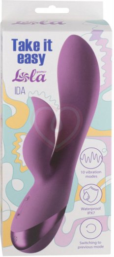 Вибратор со стимуляцией клитора Take it Easy Ida фиолетовый фото 2