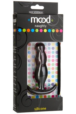 Анальная пробка для ношения Mood Naughty-3 средняя чёрная фото 2
