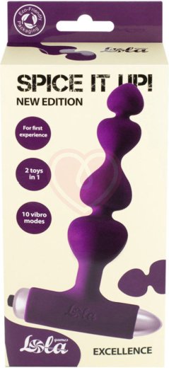 Анальная ёлочка с вибропулей Spice It Up New Edition Excellence фиолетовая фото 2