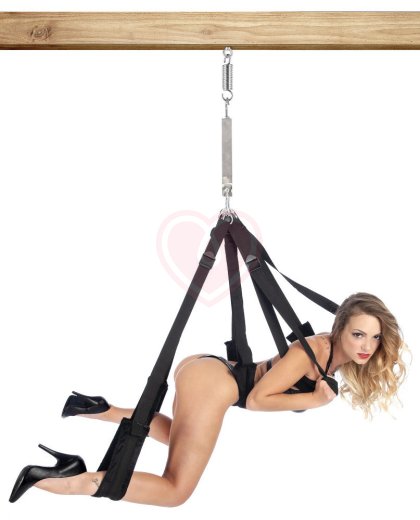 Секс-качели для подвеса Fetish Tentation с маской в комплекте фото 1