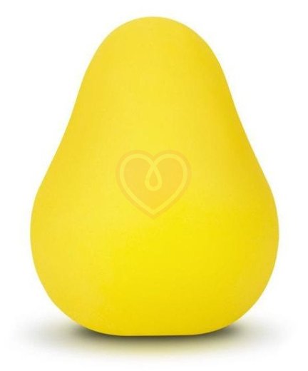 Компактный мастурбатор с рельефом Gvibe Gegg жёлтый фото 4