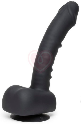 Вибратор с дистанционным управлением Uprize Realistic Dildo 28 см чёрный фото 1